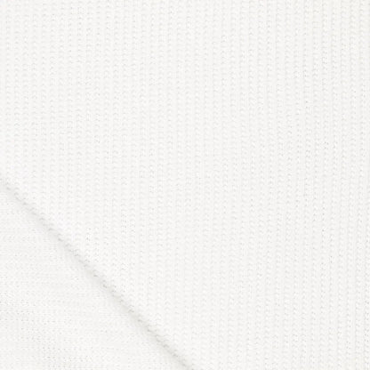 Image of white cotton knit - 500 g/m² – available at Charlotte Fabrics