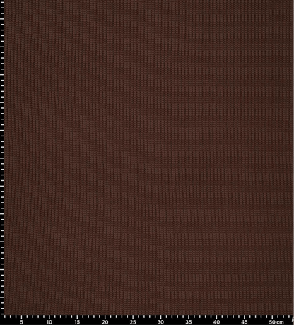Image of cotton knit - chocolate tone 500 g/m² – available at Šarlotes audumi