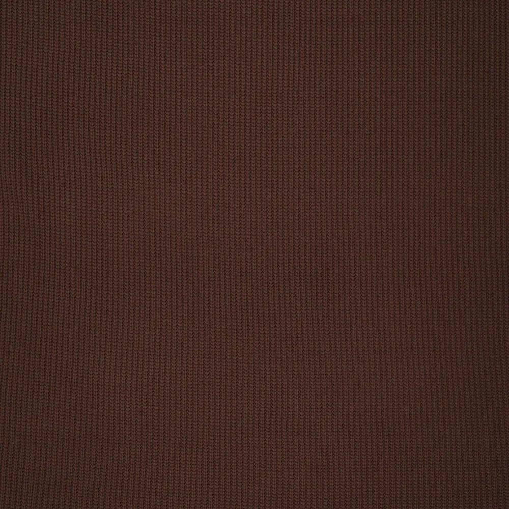Image of cotton knit - chocolate shade 500 g/m² – available at Šarlotes audumi