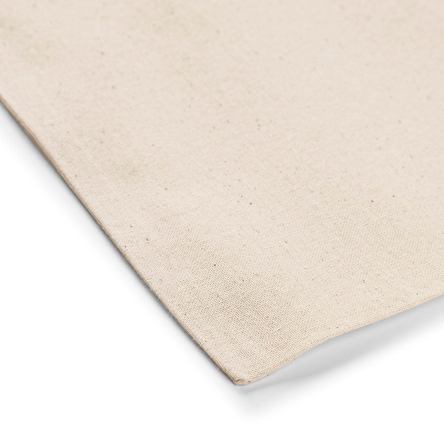 Image of a cotton fabric bag with long handles 38 x 42 cm 140 g/m² – available at Šarlotes audumi