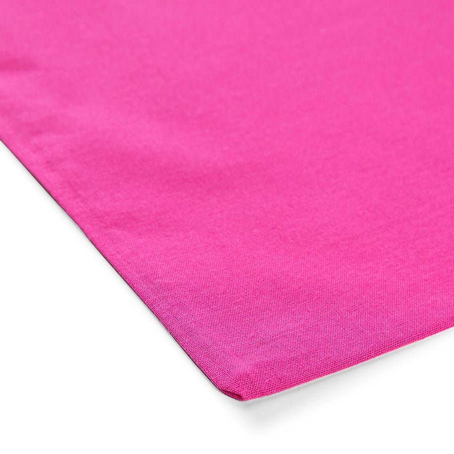 Attēls ar Kokvilnas auduma maisiņš ar garajiem rokturiem 38 x 42 cm 140 g/m² - magenta – pieejams Šarlotes audumi