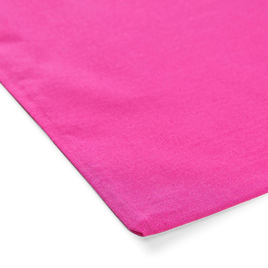 Image of a cotton fabric bag with long handles, 38 x 42 cm, 140 g/m² - magenta – available at Šarlotes audumi