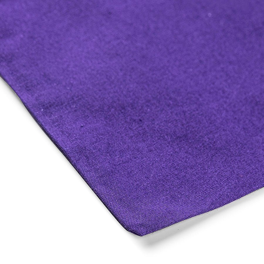 alt
Image of a cotton fabric bag with long handles 38 x 42 cm 140 g/m² - dark lilac – available at Šarlotes audumi
