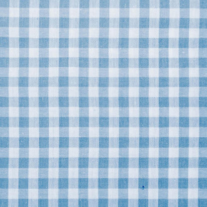 Cotton fabric - blue checked 90 g/m²