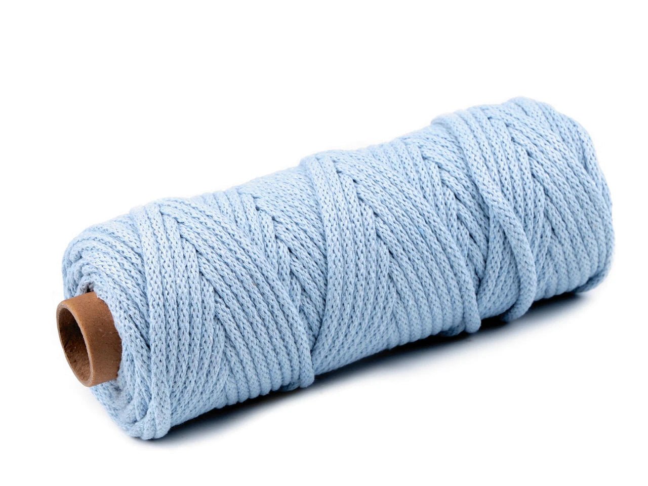 Image of Cotton cord 5mm - light blue (10 m) – available at Charlotte's Fabrics