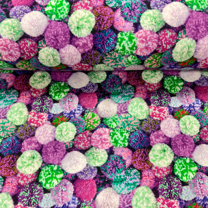alt
Cotton loopback knit with insulation - pom-poms 280 g/m²