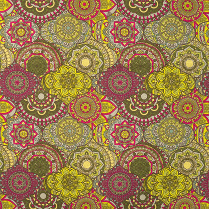Attēls ar Kokvilnas cilpiņtrikotāža ar siltinājumu-mandalas – pieejams internetā Šarlotes audumi