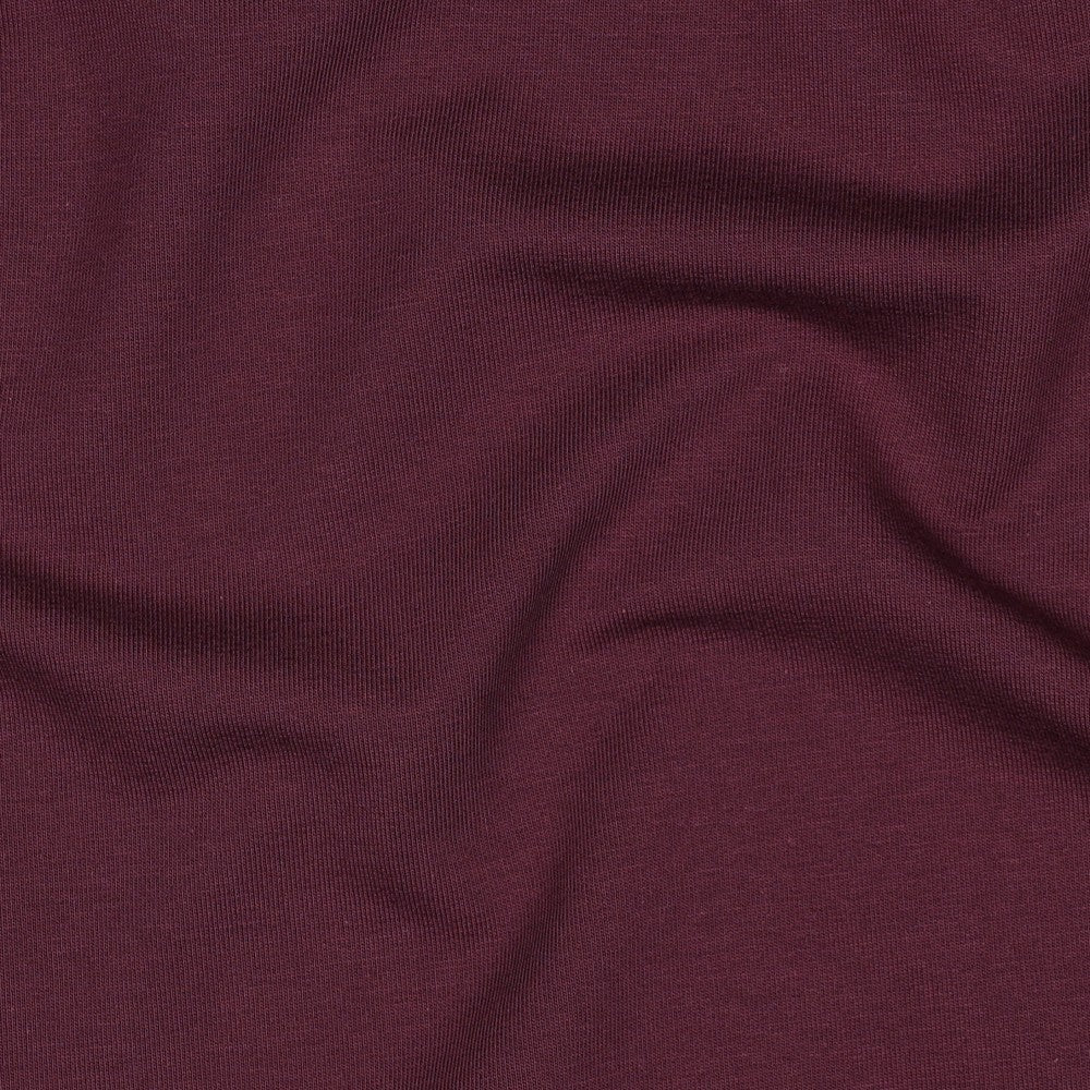 Image of cotton loopback knit - eggplant 235 g/m² – available at Šarlotes audumi