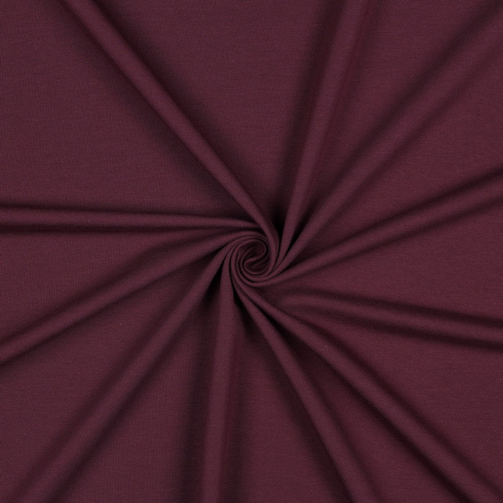Image of cotton loopback knit - eggplant 235 g/m² – available at Šarlotes audumi