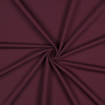 Image of cotton loopback knit - eggplant 235 g/m² – available at Šarlotes audumi