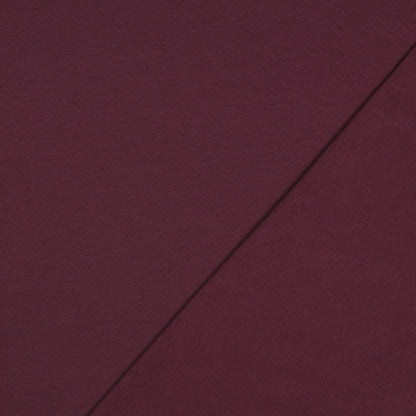 Image of cotton loopback knit - aubergine 235 g/m² – available at Šarlotes audumi
