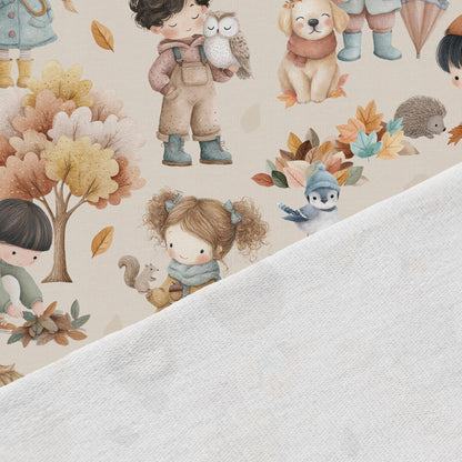 Cotton loopback knit - children in autumn 250 g/m²