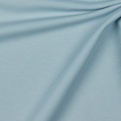Cotton loop knit - sky blue 235 g/m² (GOTS certified)