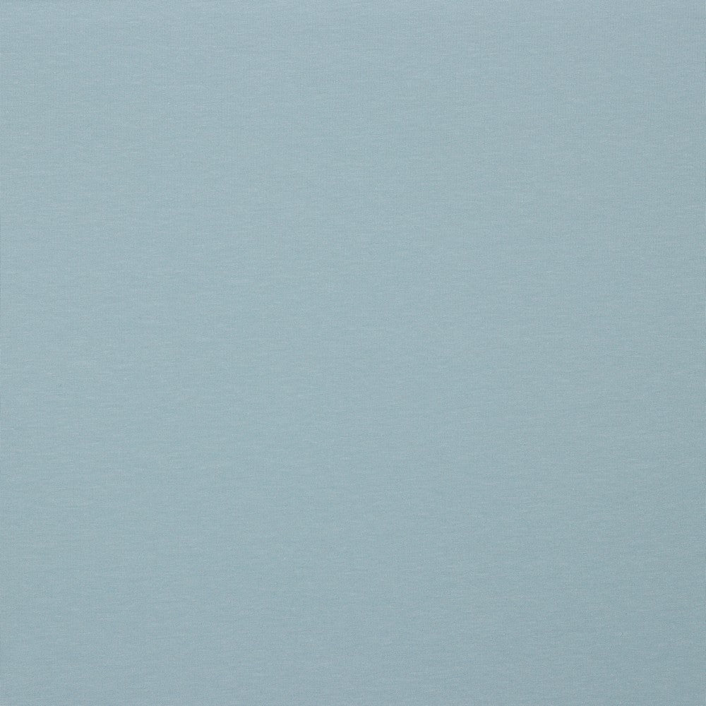 Cotton loopback knit - sky blue 235 g/m² (GOTS certified)