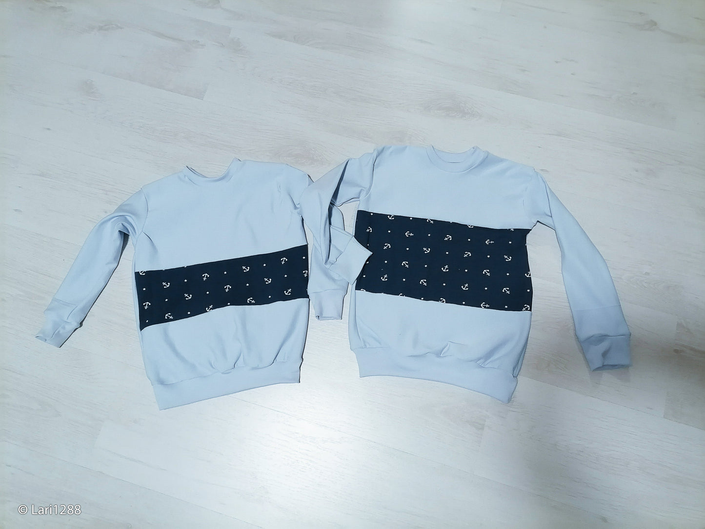 Cotton loop-knit fabric - sky blue 235 g/m² (GOTS certified)