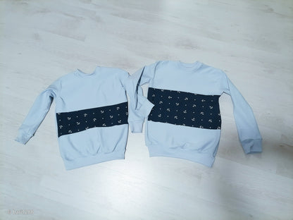 Cotton loop-knit fabric - sky blue 235 g/m² (GOTS certified)