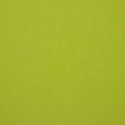 Cotton loopback jersey - lime green 235 g/m² (GOTS certified)