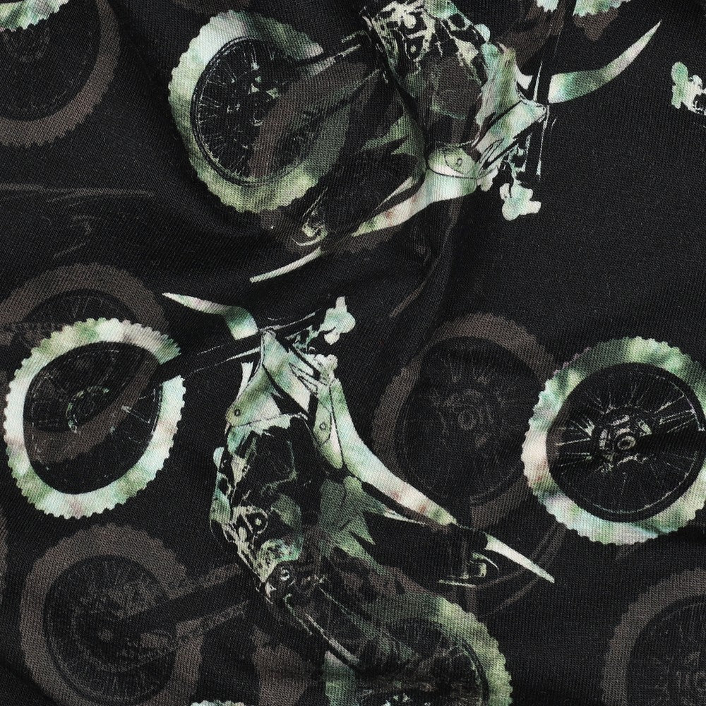 Cotton loopback knit - motorcycles 230 g/m²