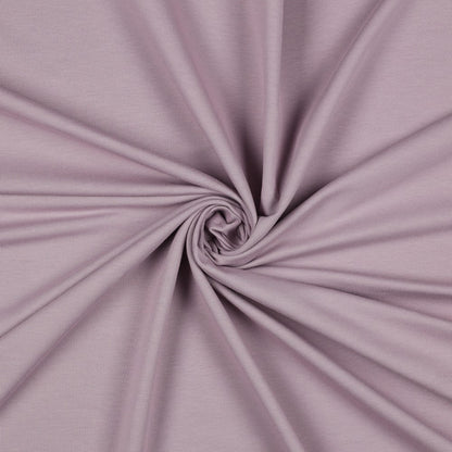Cotton loop knit-powder pink 235 g/m² (GOTS certified)