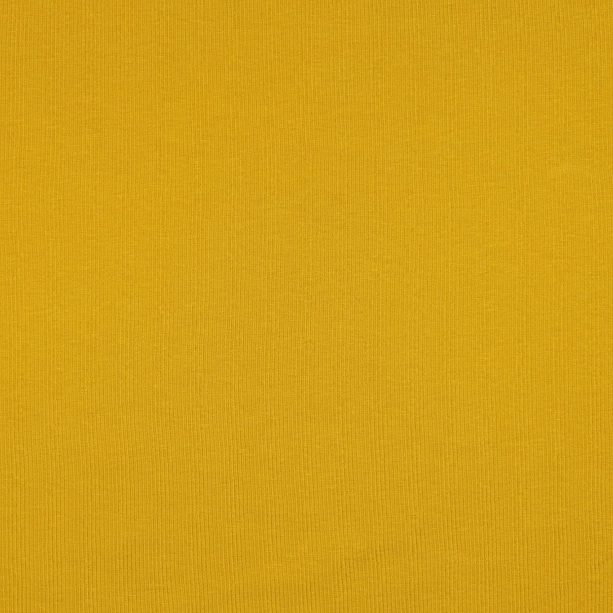Cotton loopback knit - mustard 235 g/m² (GOTS certified)