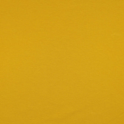 Cotton loopback knit - mustard 235 g/m² (GOTS certified)