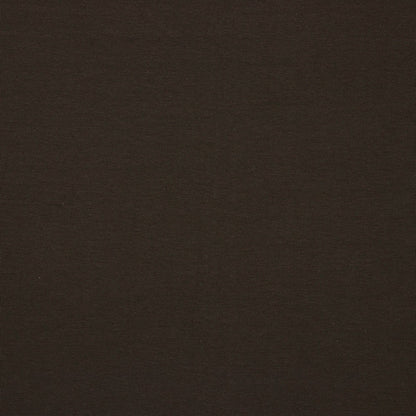 Cotton loopback knit fabric - chocolate brown 235 g/m² (GOTS certified)