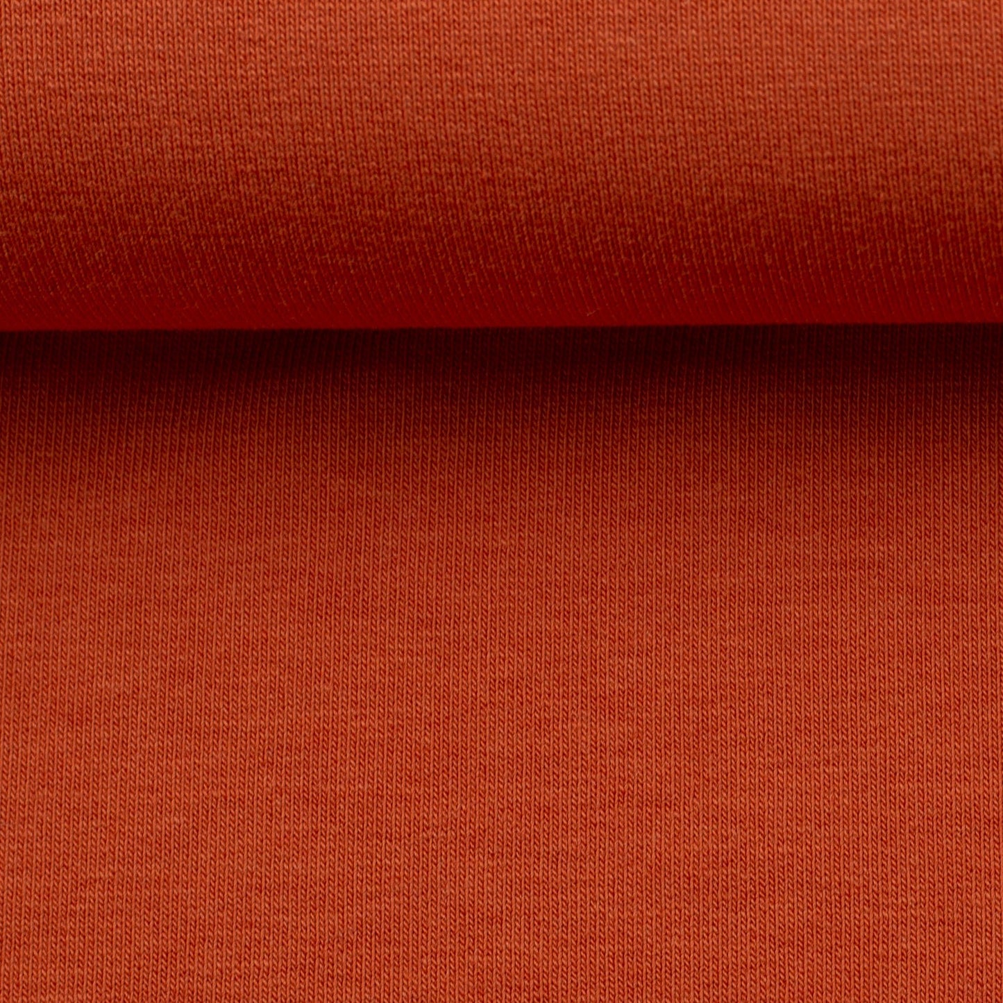 Cotton loopback knit - terracotta 240 g/m²