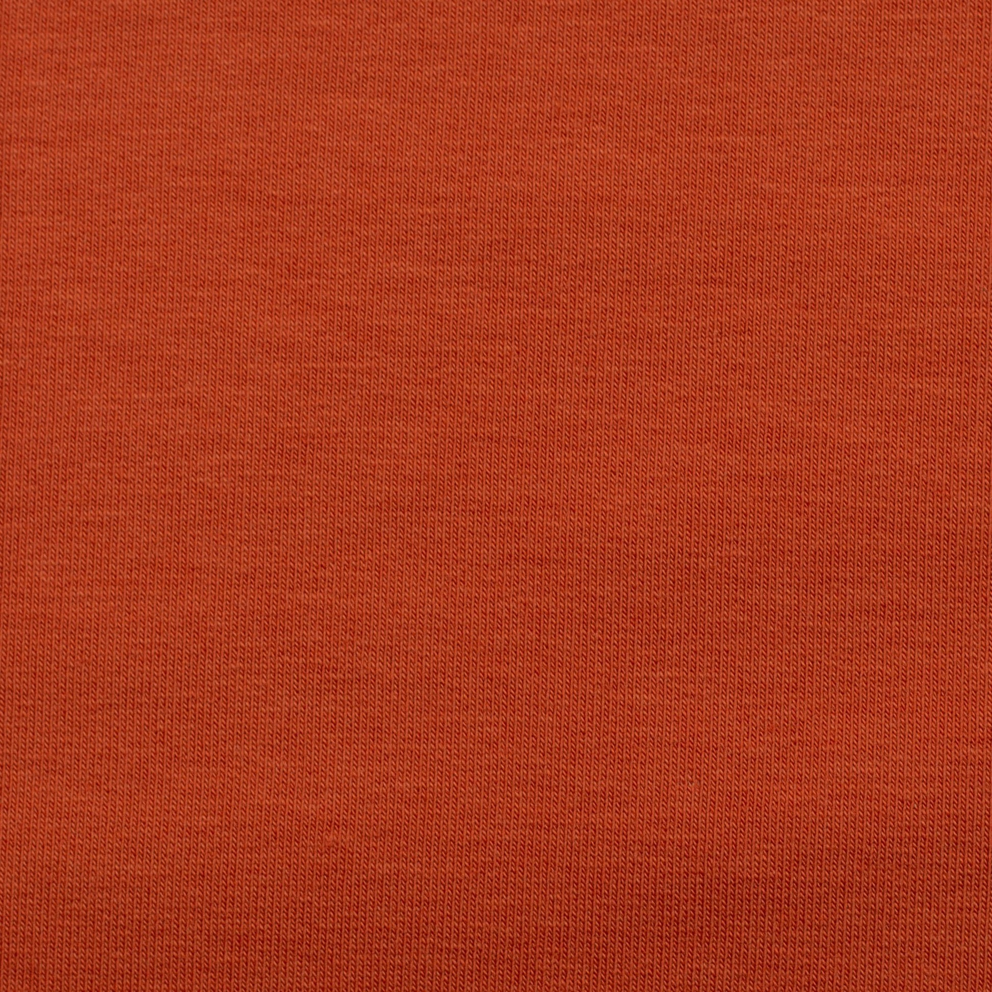 Cotton loopback jersey - terracotta 240 g/m²