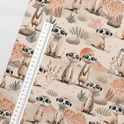 Image of Cotton loopback jersey - desert rebels 250 g/m² – available at Šarlotes audumi
