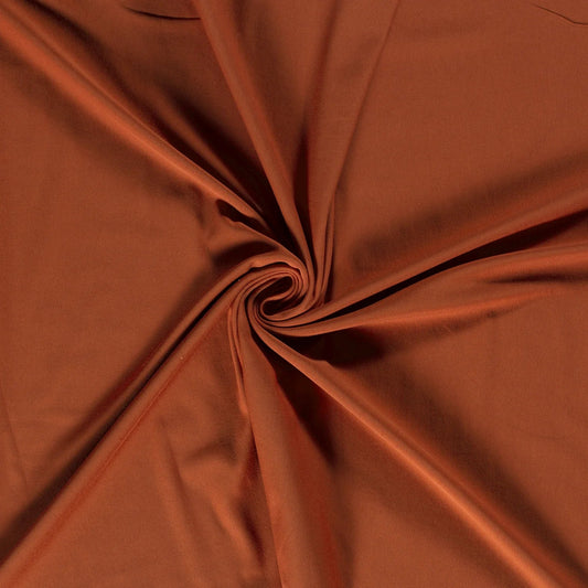 Image of cotton loopback jersey - dark orange brick 235 g/m² – available at Šarlotes audumi
