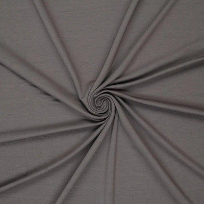 Image with cotton loopback knit - dark gray 240 g/m² – available at Charlotte's Fabrics