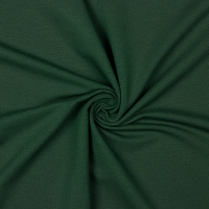 Cotton loop knit - dark green 235 g/m² (GOTS cert.)