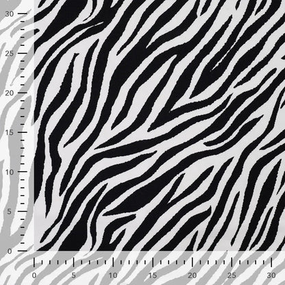 Image of Cotton loop knit - zebra 230 g/m² – available at Šarlotes audumi