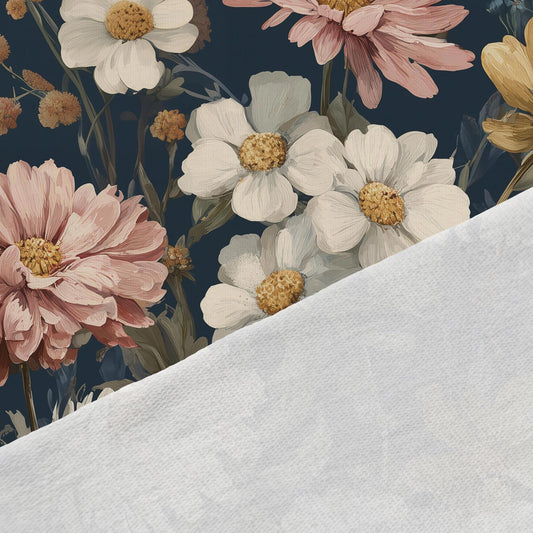Image of cotton loopback jersey - Flower Dream 250 g/m² – available at Šarlotes audumi