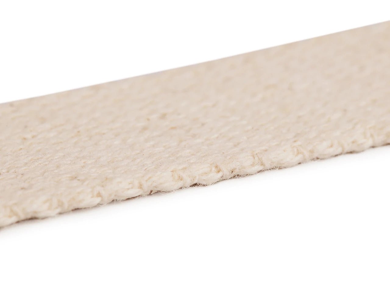 Cotton tape for bags, straps 25 mm - natural