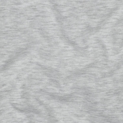 Image of cotton brushed knit - light grey melange 285 g/m² – available at Šarlotes audumi