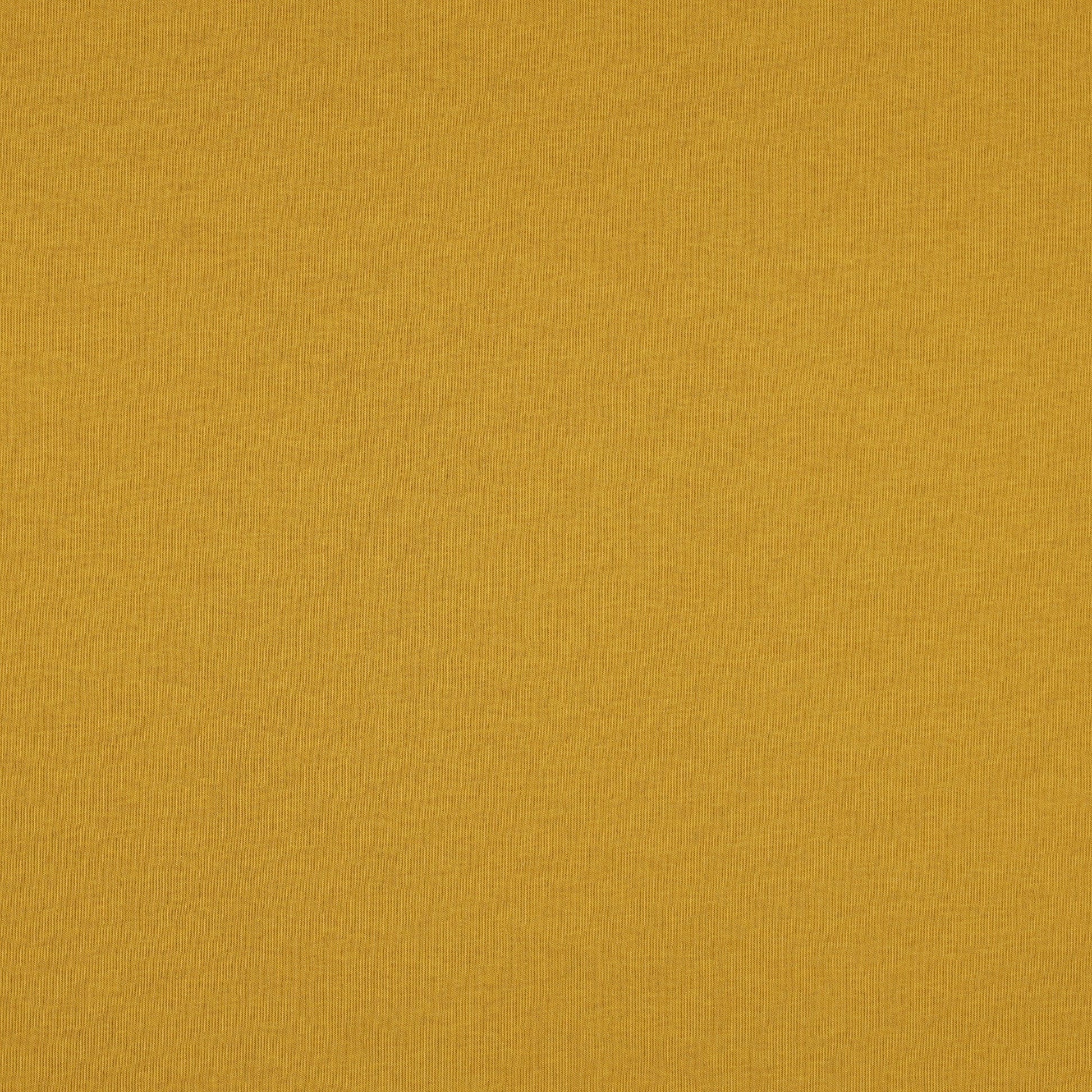 Warm cotton jersey - mustard 285 g/m²