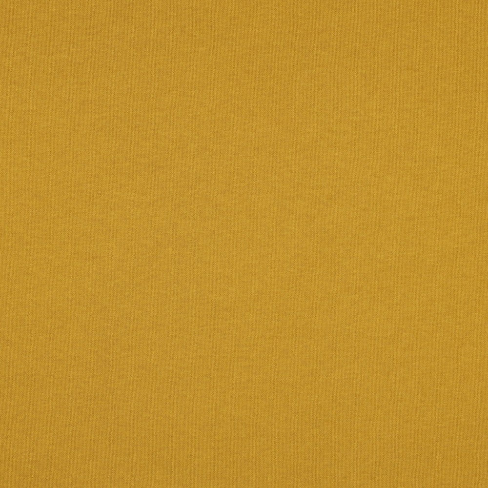 Cotton insulated jersey - mustard 285 g/m²