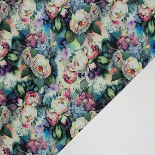 alt
Cotton-lined jersey|Alpen fleece| - peonies 300 g/m²