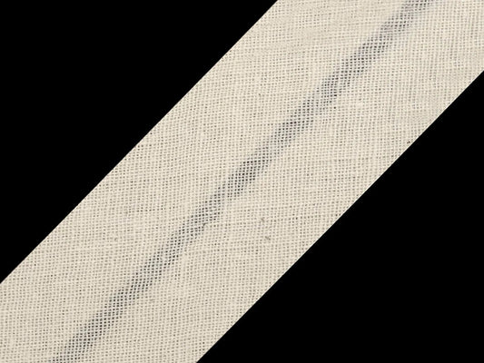 Cotton bias tape 20 mm - cream