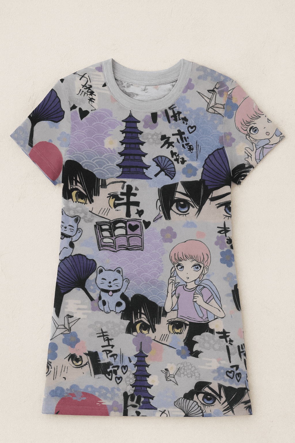 Cotton jersey - anime 200 g/m²