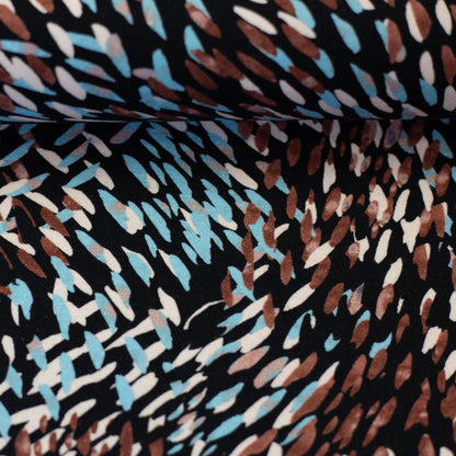 Image with cotton knit - abstract polka dot pattern 200 g/m² – available at Šarlotes audumi