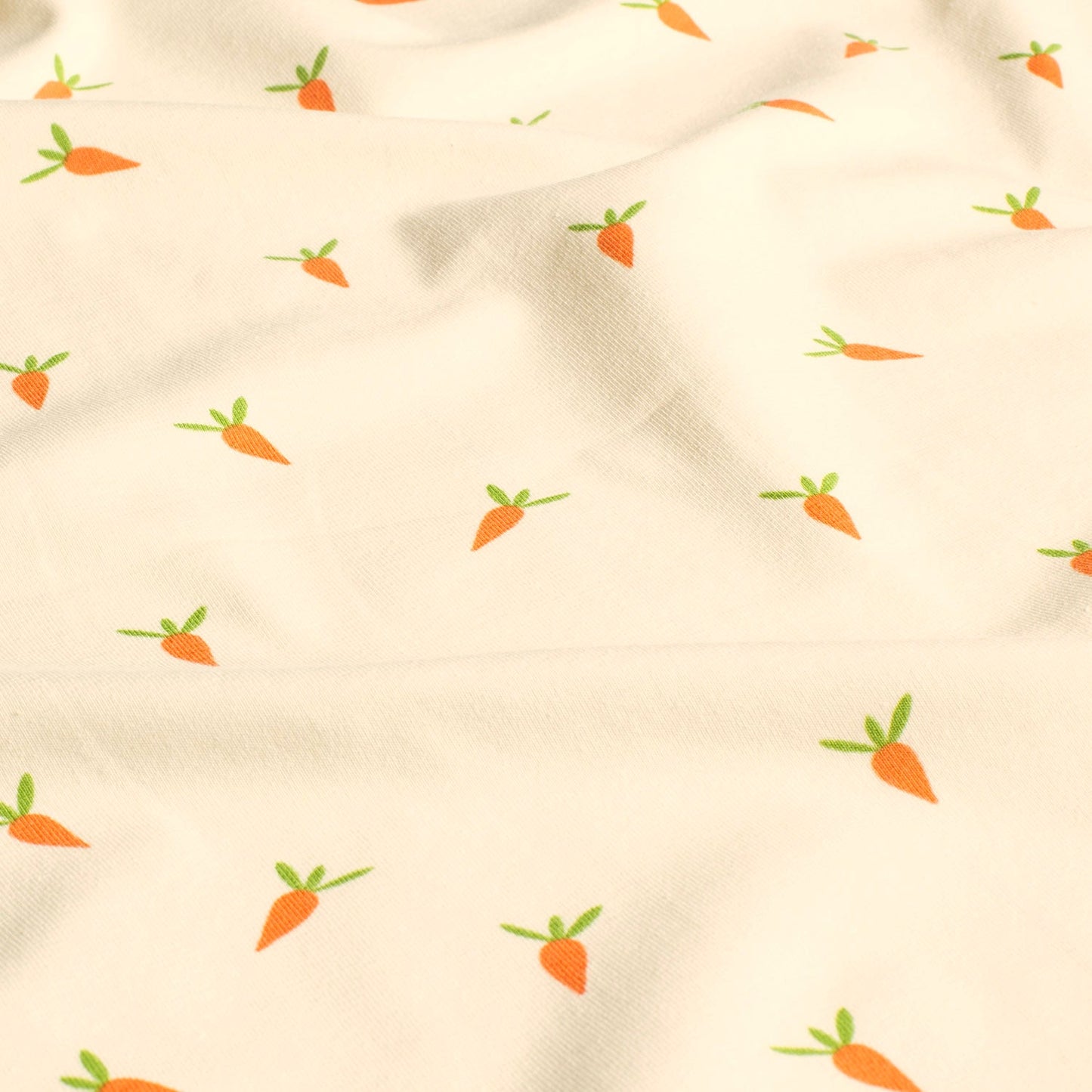 Cotton jersey - carrots 210 g/m²
