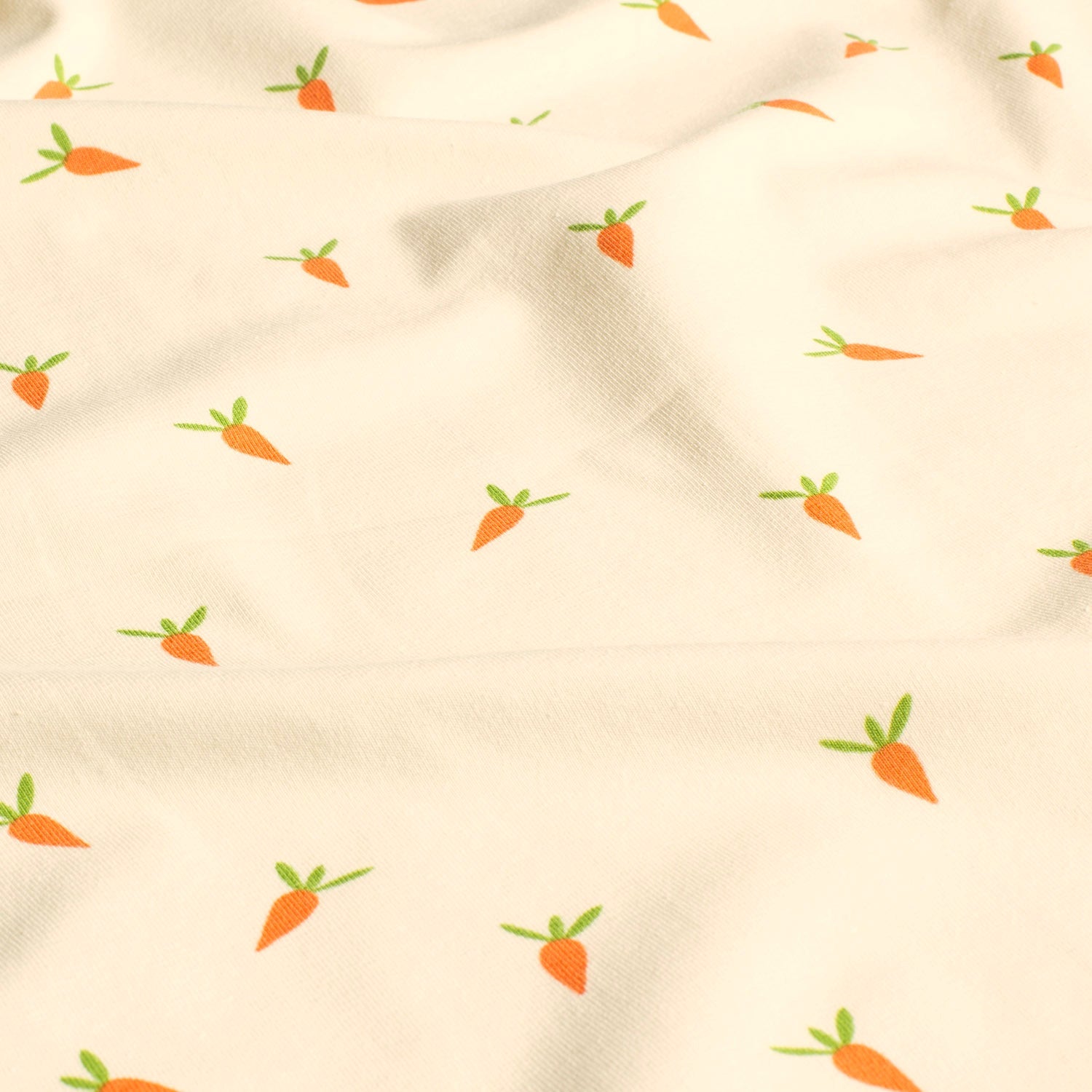 Cotton jersey - carrots 210 g/m²
