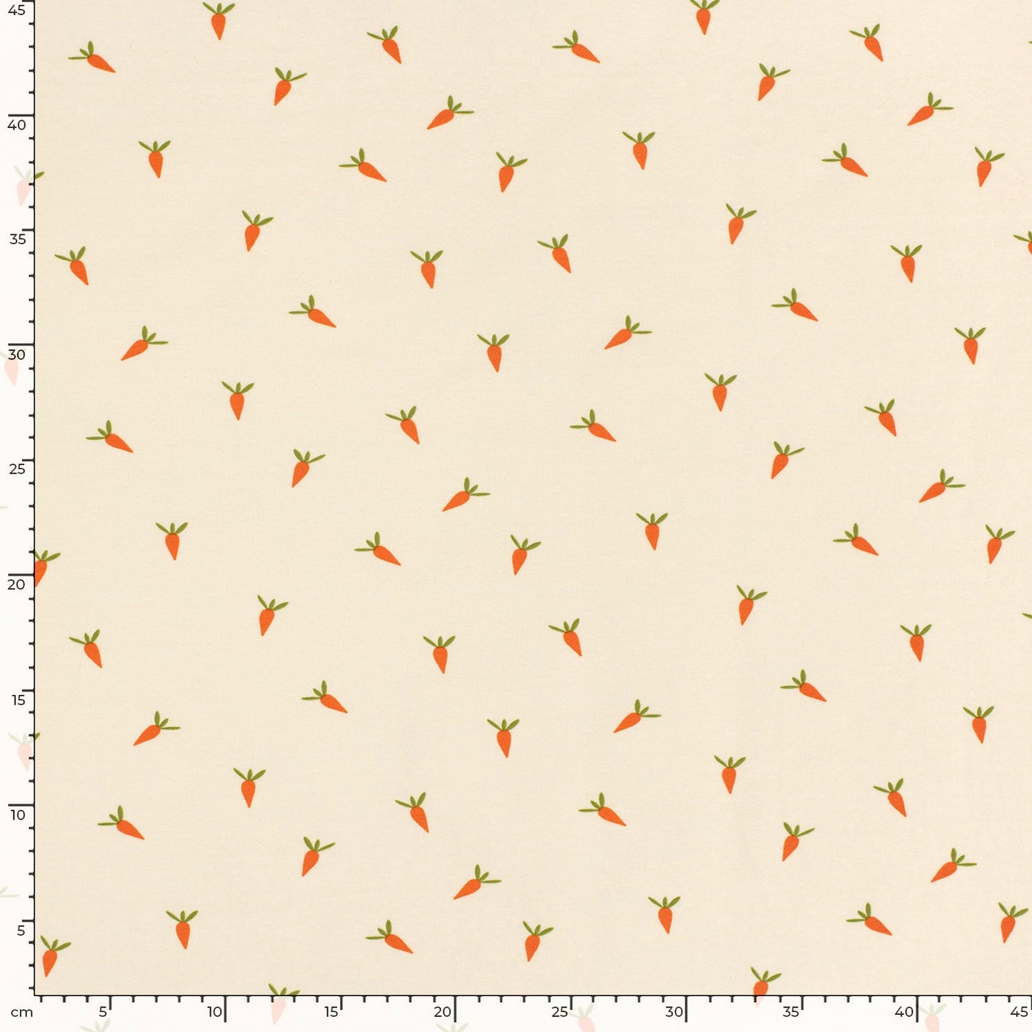 Cotton knit - carrots 210 g/m²