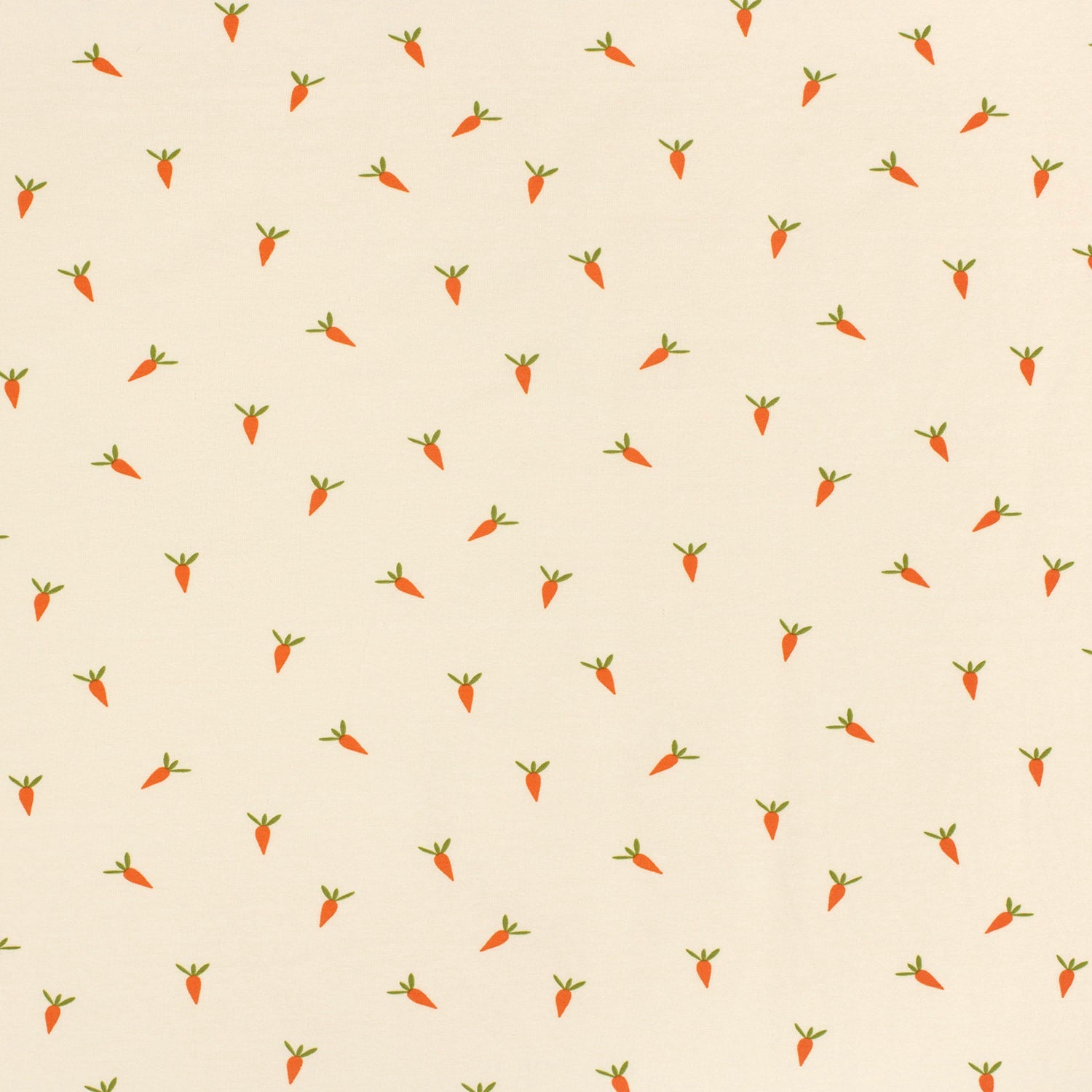 Cotton jersey - carrots 210 g/m²