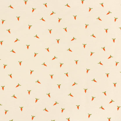 Cotton jersey - carrots 210 g/m²