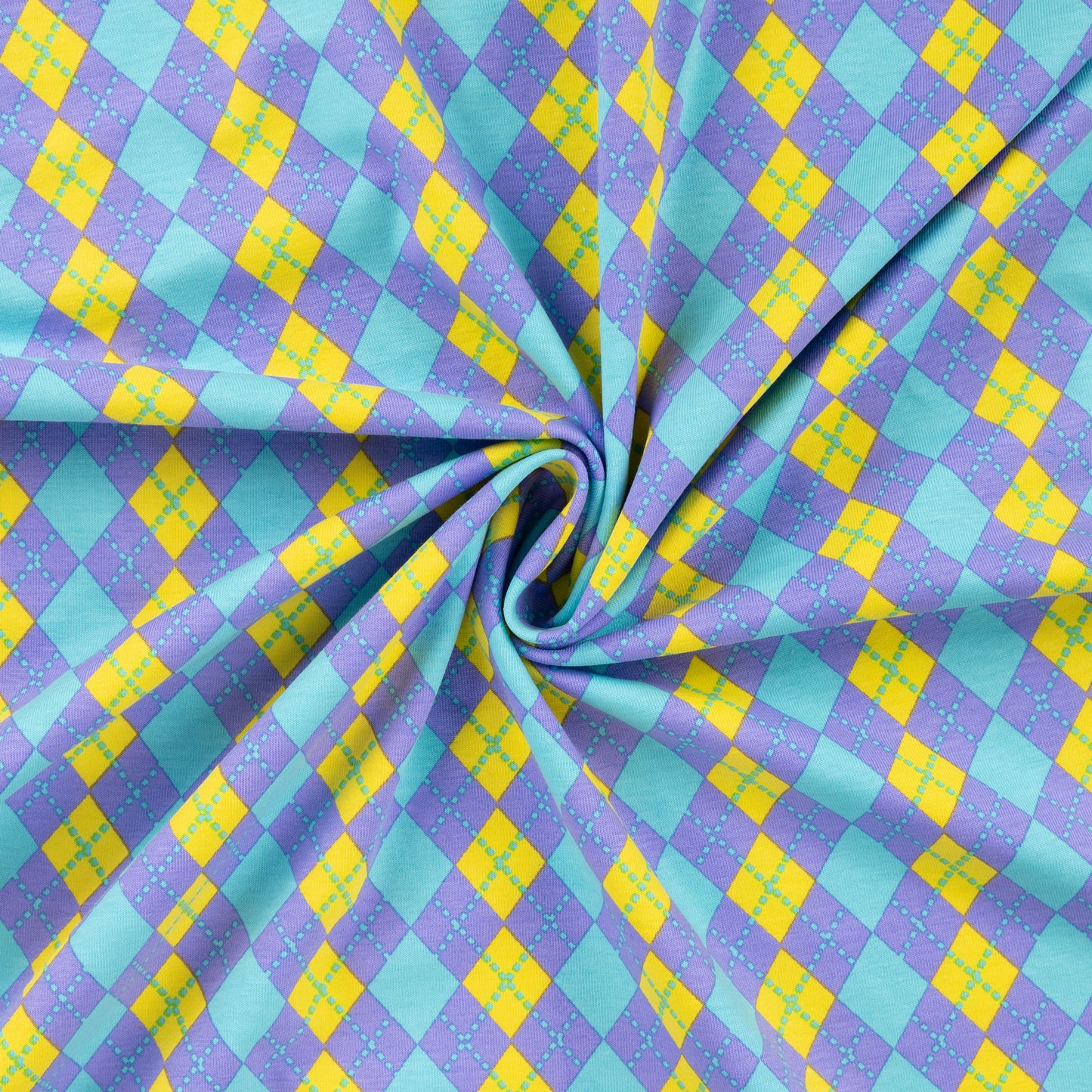 Image of cotton jersey-Burlington plaid – available online at Charlotte's Fabrics