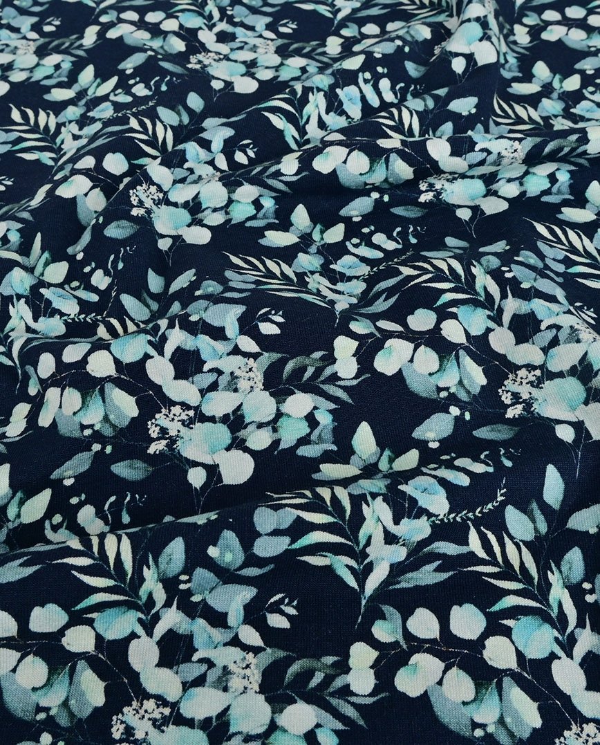 Image of Cotton knit - eucalyptus 200 g/m² – available at Šarlotes audumi