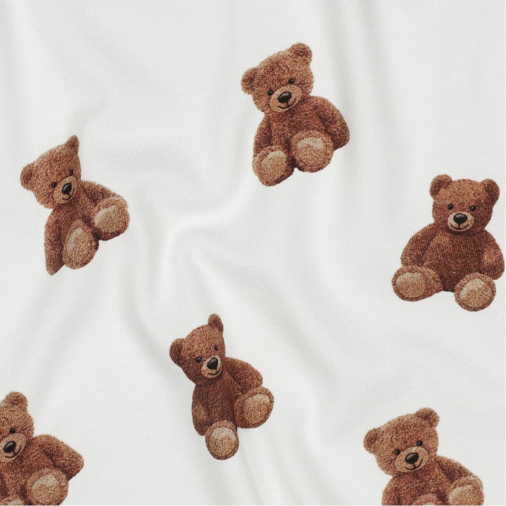Image with Cotton jersey - bears 220 g/m² (GOTS cert.) – available at Šarlotes audumi
